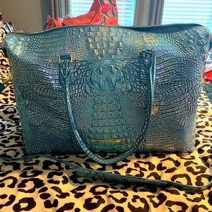 Brahmin Duxbury Weekender NWT in Arctic Blue